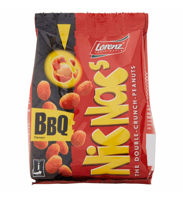 Lorenz Barbecue Double Crunch Peanuts (Pack of 2)