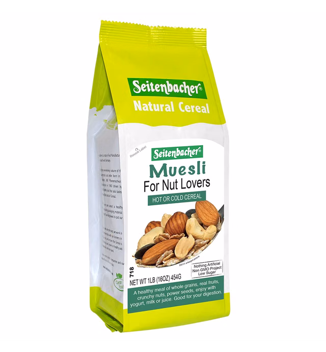 Seitenbacher Muesli #4 Nut Lovers, 16 Ounce, Pack of 6