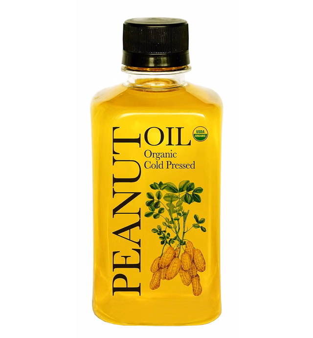 Daana Organic Peanut Oil: COLD PRESSED (12 oz)