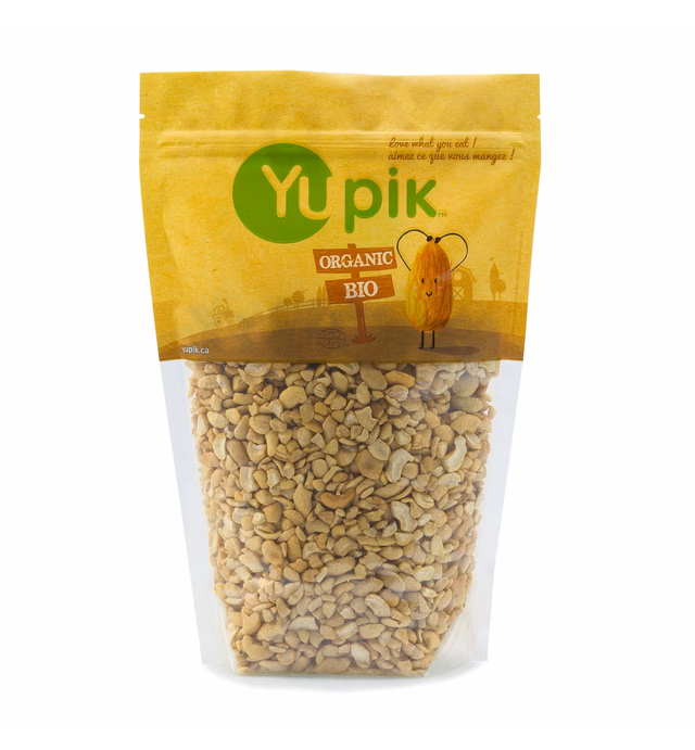 Yupik Nuts Organic Cashew Pieces, 2.2 lb, Non-GMO, Vegan, Gluten-Free