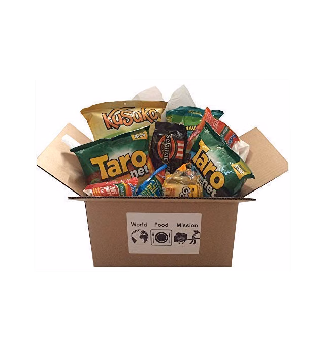World Food Mission Classic Indonesian Snacks Box (9 counts Total)