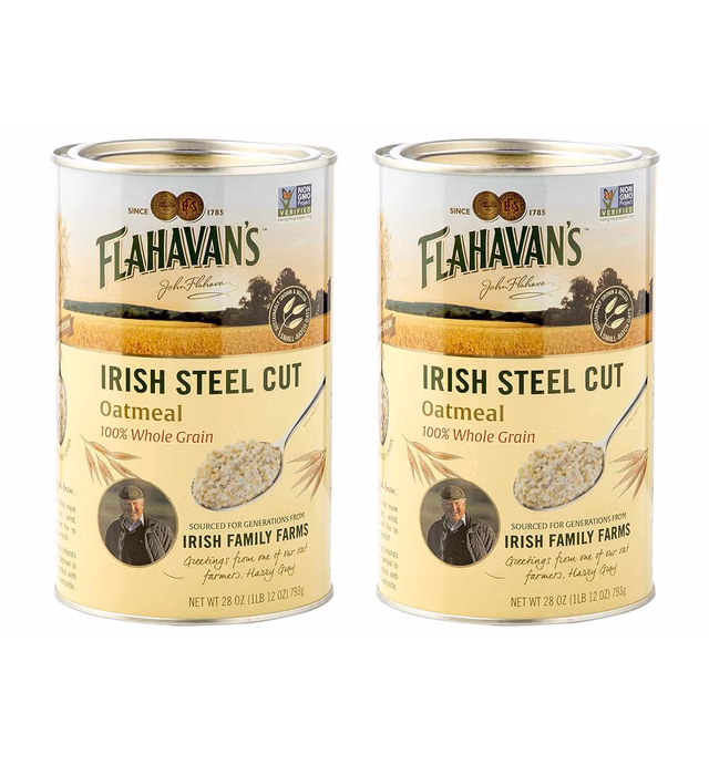 Flahavan's Irish Steel Cut Oatmeal Pack of 2