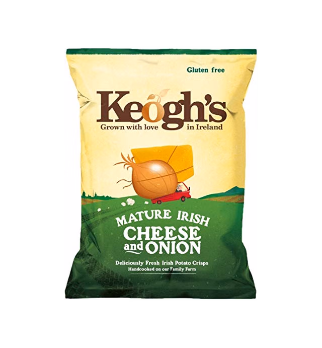 Keogh's Dubliner Irish Cheese & Onion Crisps 50g x 3