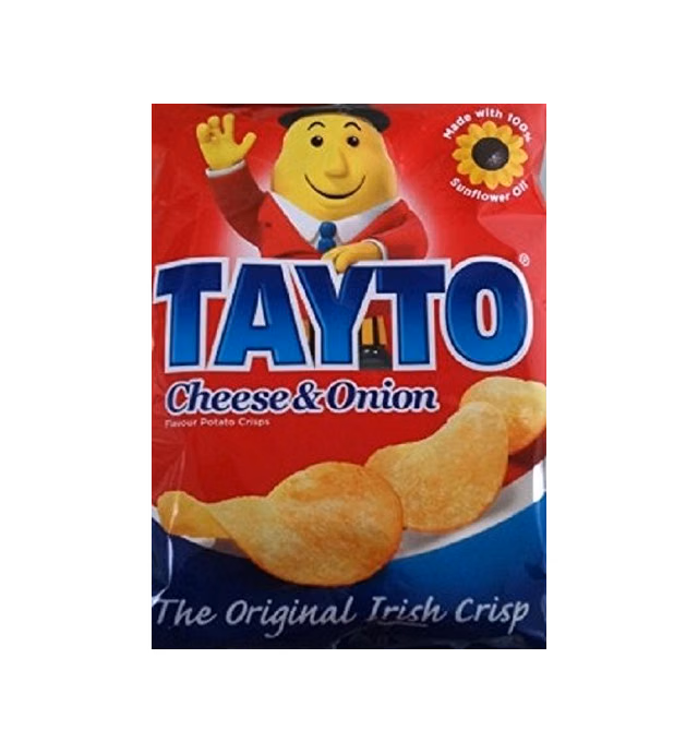Cheese & Onion Crisps from Ireland 25 x 25g packs+