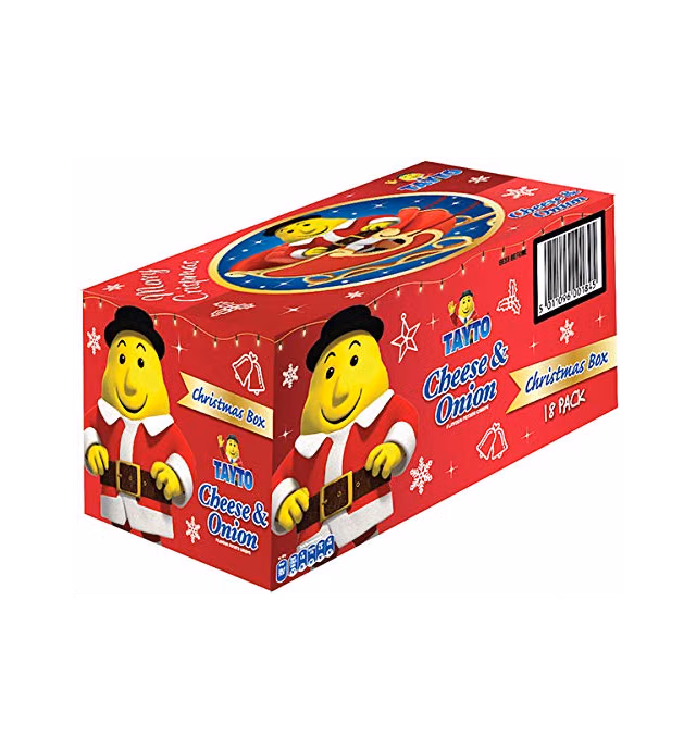 Tayto crisps from Ireland 18 pack party box