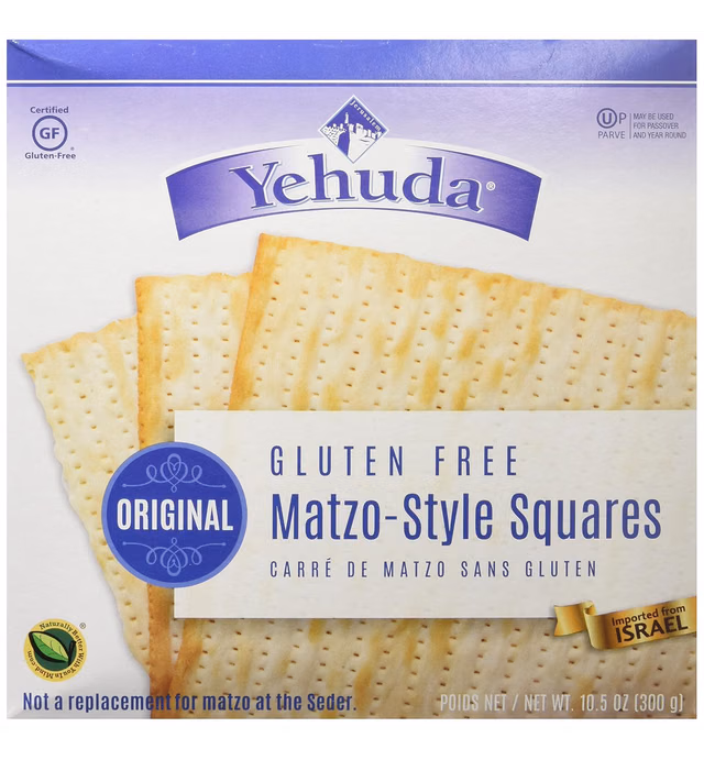 Yehuda Matzo-Style Squares, Gluten Free, 10.5 oz