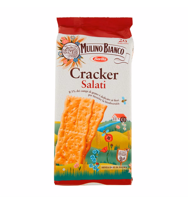 Mulino Bianco Crackers Salted 17oz