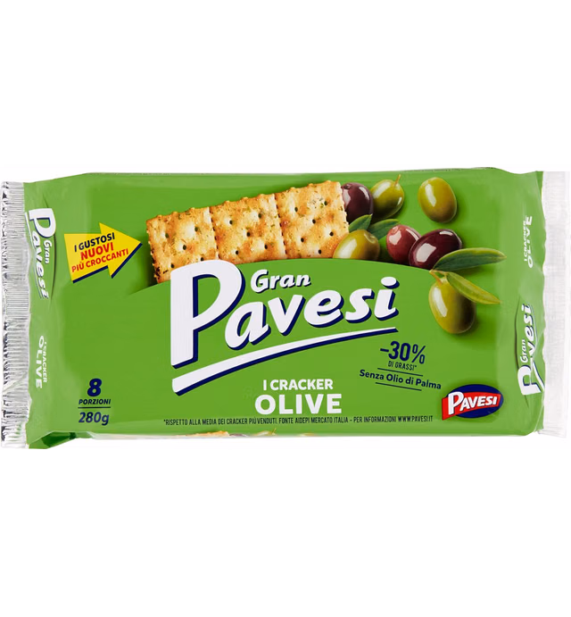 Gran Pavesi Cracker Käuter+Oliven …
