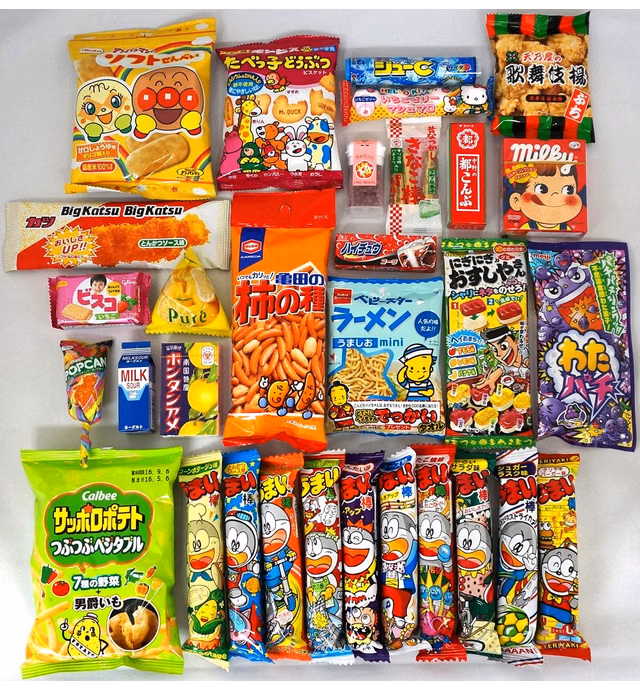 Assorted Japanese Junk Food Snack "Dagashi" NT6000019