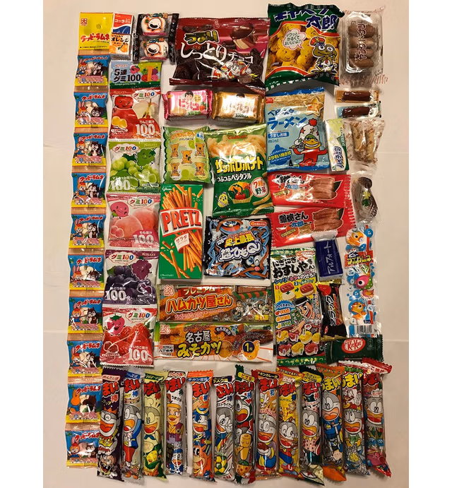 Assorted Japanese Junk Food Snack "Dagashi"