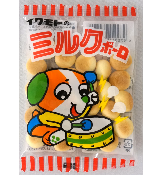 Iwamoto Millk Bolo 30 packages Japanese Famous Junk Food Snack Dagashi