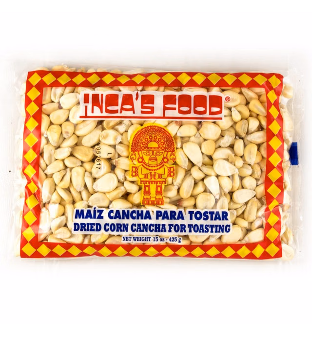 Inca's Food Maiz Cancha para Tostar - Peruvian Dried Corn for Toasting - 15 ounces