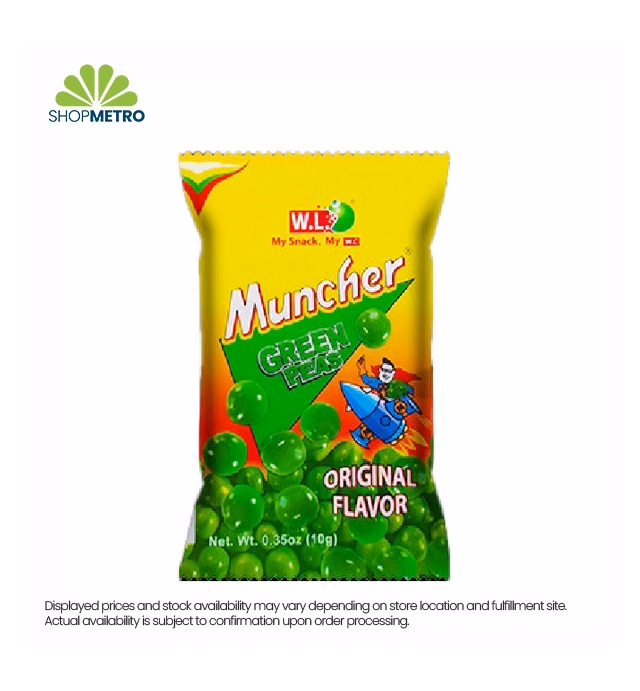 Muncher Green Peas Original 10g