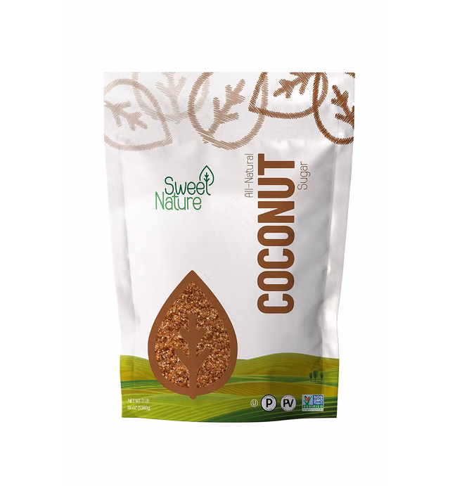 Sweet Nature Coconut Sugar Gluten Free Organic Non GMO Kosher Keto Friendly 3 lb, 48 Ounce