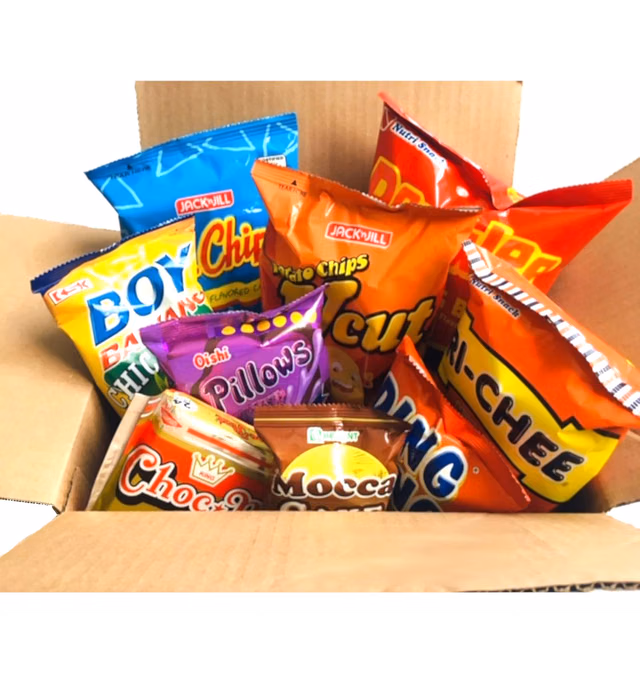 World Food Mission Classic Filipino Snacks Box (Variety 1, 9 pieces)