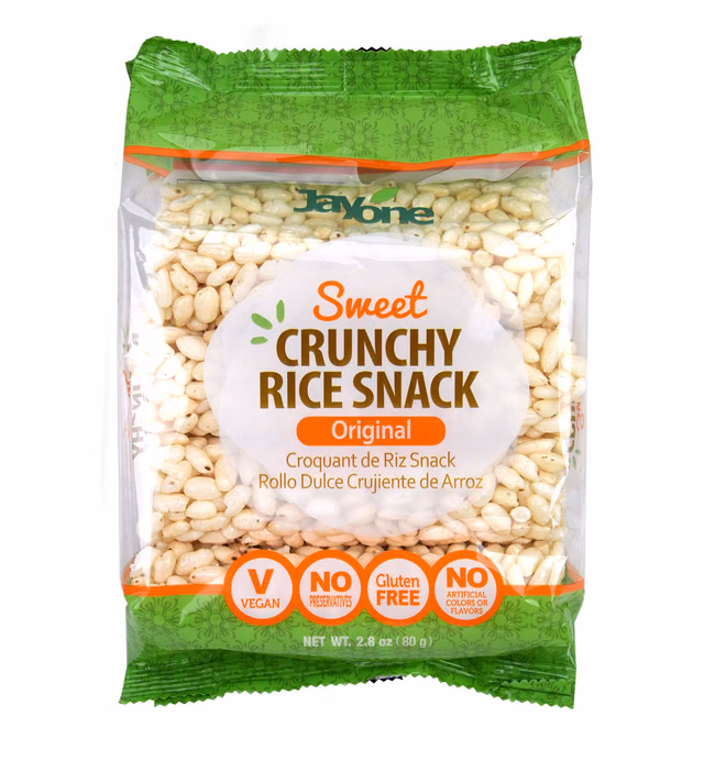 Jayone Crunchy Rice Snack, 2.8 Ounce (Pack of 6)