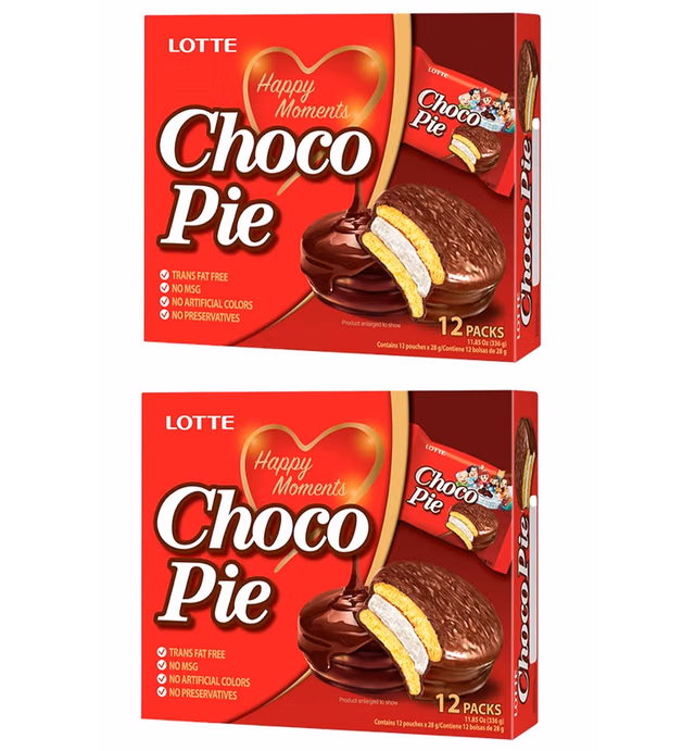 Lotte Choco Pies 2 Packs (Choco Pie)