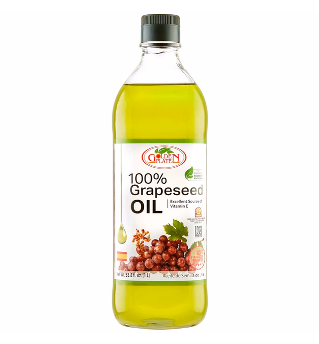 Golden Plate 100% Grapeseed Oil 33.8 fl oz ~ 1 Liter ~ 1000ml