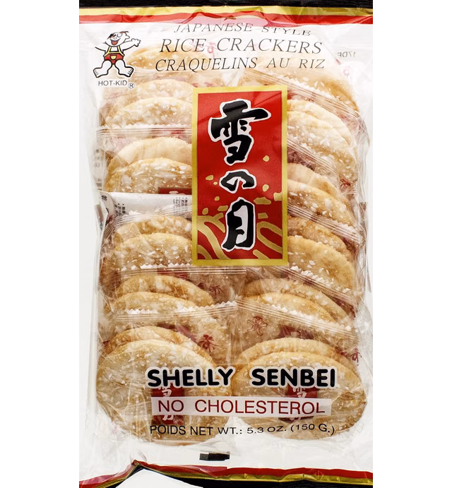 Hot Kid Shelly Senbei Rice Crackers, 5.3 Oz