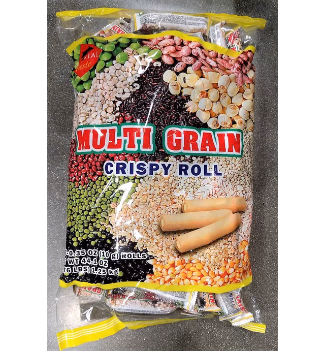 Imperial Taste Multi Grain Crispy Rolls X-Large Bag 2.76lb - 44.1 oz Bag - 125-131 Units 0.35 oz Each Roll