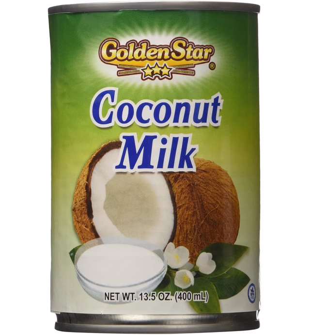 Golden Star Coconut Milk, 13.5 Ounce (Pack of 12)