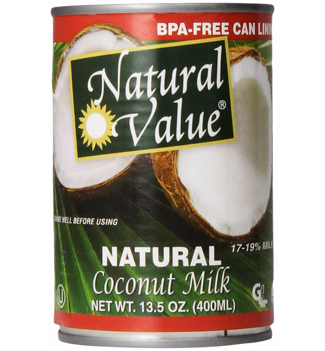 Natural Value Coconut Milk, 13.5 Fl Oz