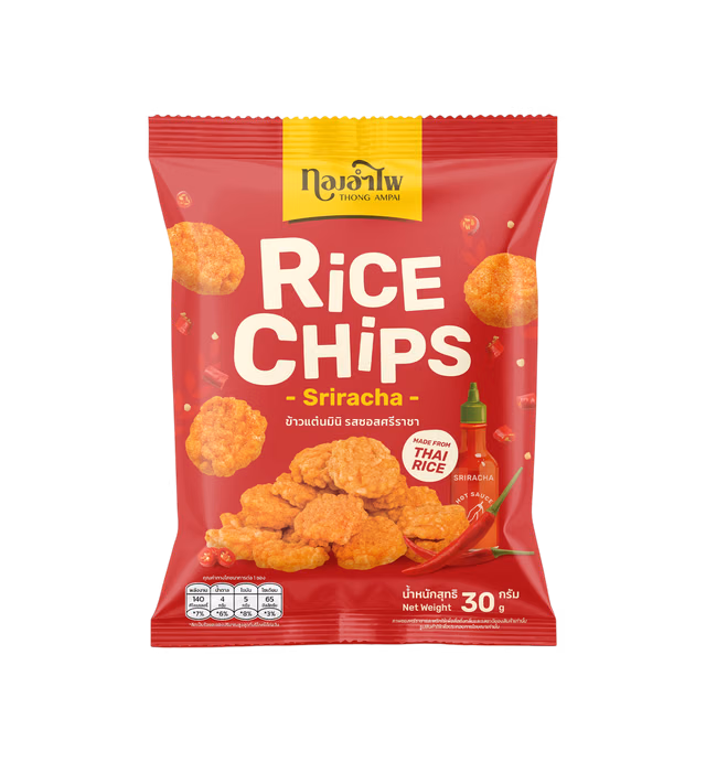 Mini Rice Crackers Sriracha