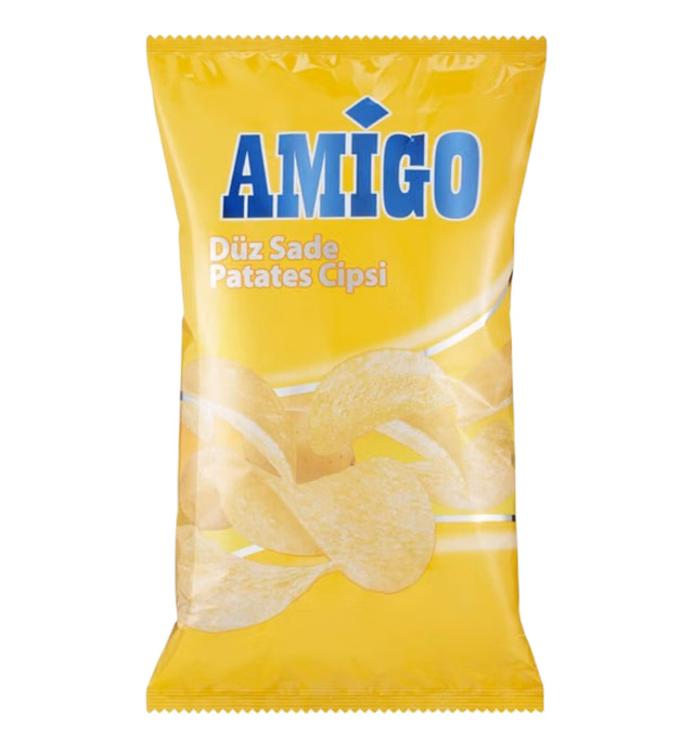AMİGO DÜZ SADE PATATES CİPSİ 150GR.