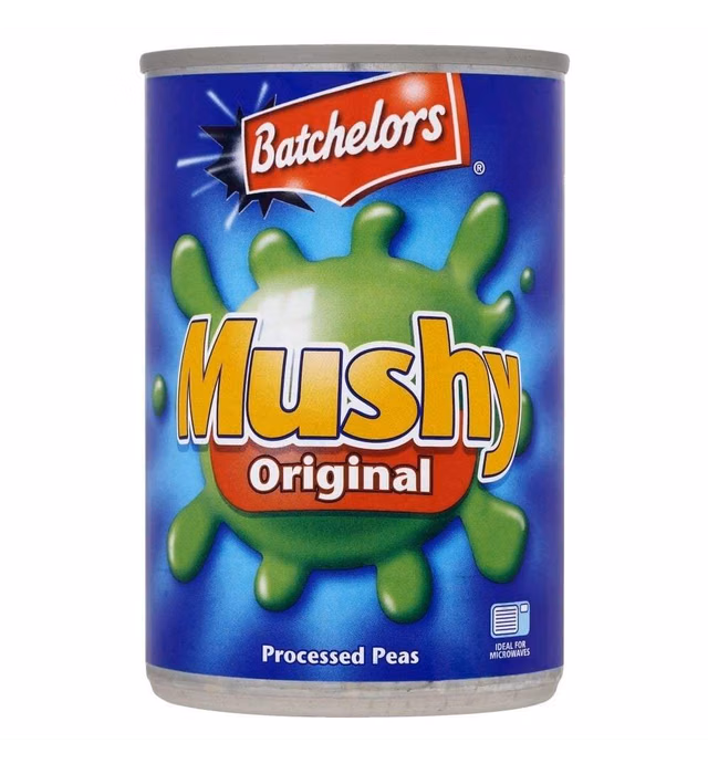 Batchelors Mushy Peas Original Bachelors Mushy Chip Shop Style Peas Imported From The UK England The Best Of British English Mushy Peas Triple Pack