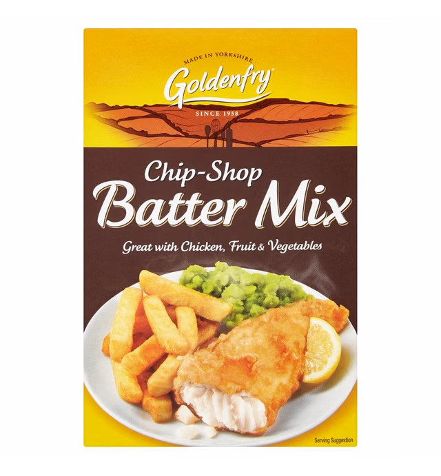Goldenfry Chip Shop Batter Mix, 5.95-Ounce (Pack of 6)