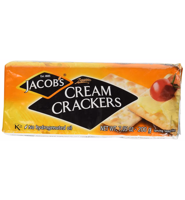 Jacob's Cream Crackers 7.05 Oz,Pack of 4