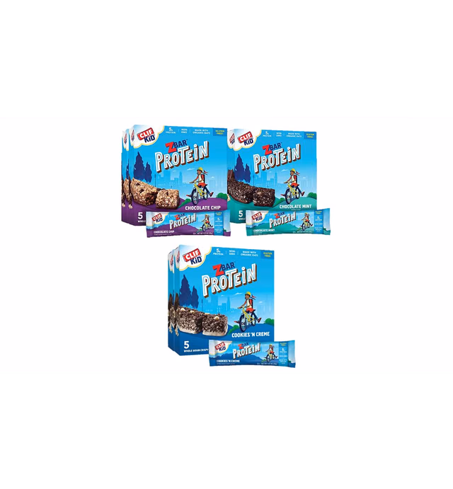Clif Kid Zbar- Protein Granola Bars – Value Pack with Stickers- Gluten Free - Non-GMO - Lunch Box Snacks (1.27 Ounce Energy Bars, 30 Count)