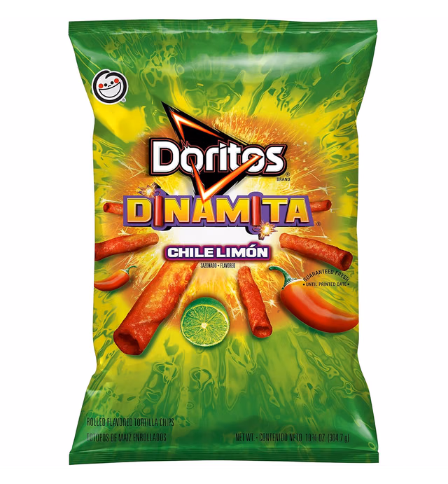 Doritos Tortilla Chips Dinamita Chile Limon Bag, 10.75 Oz