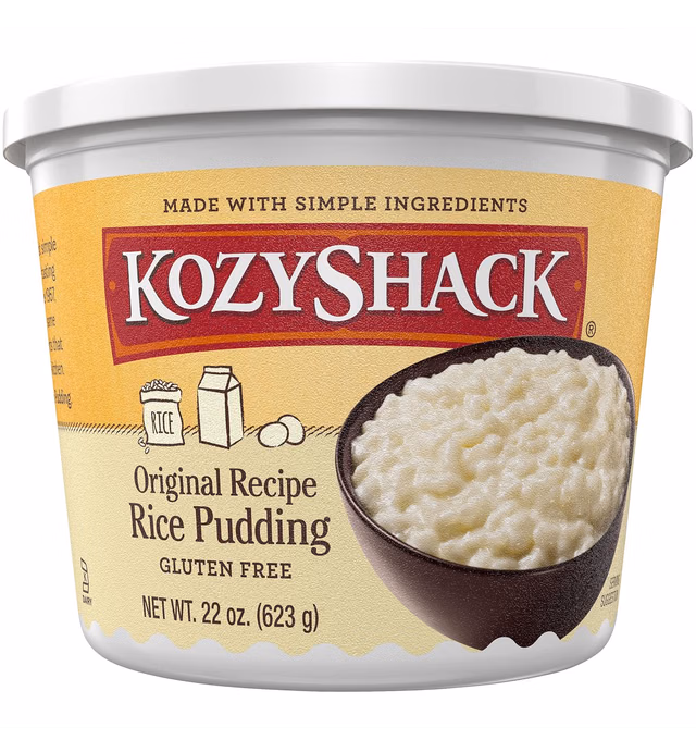 Kozy Shack Original Recipe Rice Pudding, 22 oz Tub