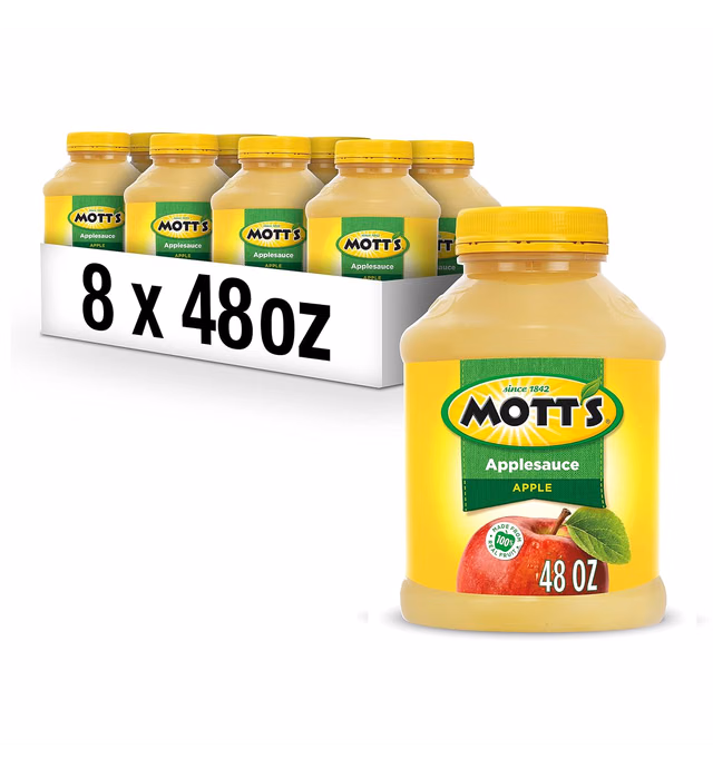 Mott's Applesauce, 48 oz jars (Pack of 8)