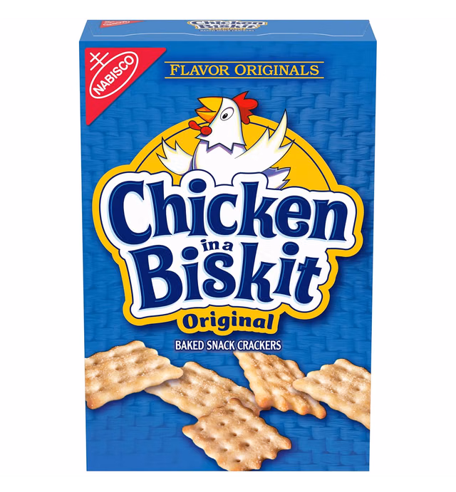 Chicken in a Biskit Original Baked Snack Crackers, 7.5 oz