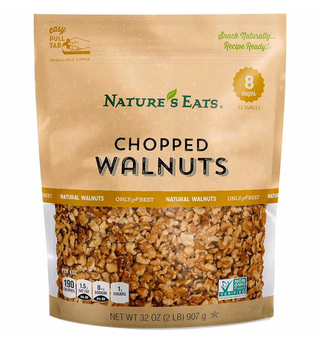 Nature's Eats Chopped Walnut, 32 Ounce