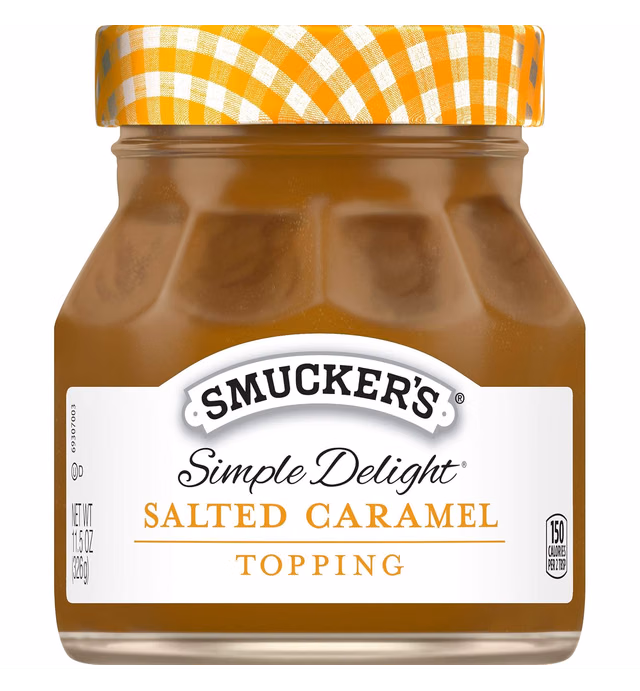 Smucker's Simple Delight Salted Caramel Topping, 11.5 Oz Jar
