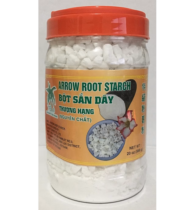 20oz Arrow Root Starch (Bot San Day) by Coconut Tree Brand, Pack of 1
