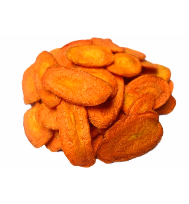 Carrot Chips, Sea-Salted, No Color Added, No Sugar Added, Natural, Delicious And Healthy, Bulk Chips!!! (Carrot Chips, 2.5 LBS)