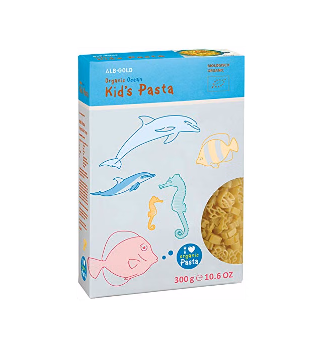Alb Gold Organic Pasta Ocean Life Shapes, 10.5 Ounce