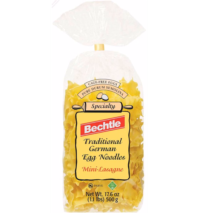 Bechtle Mini-Lasagne Traditional German Egg Noodles, 17.6 Ounce