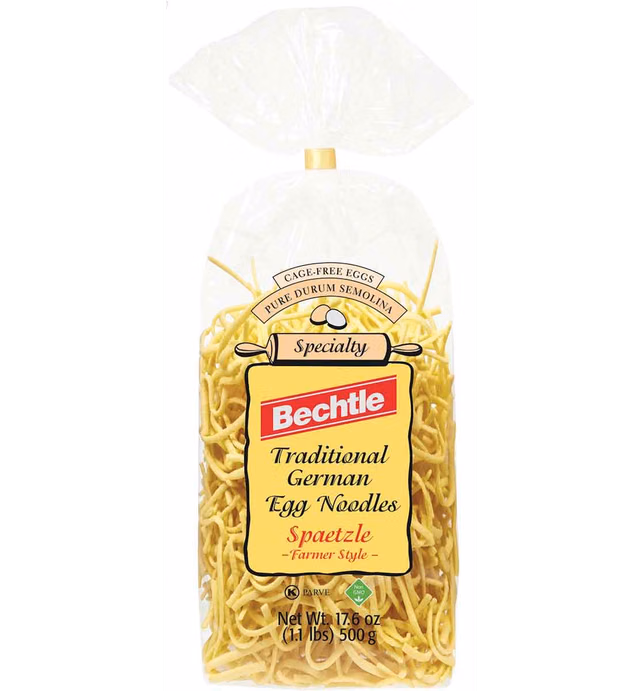 Bechtle Spaetzle (Traditional German Egg Noodles) Farmers Style, 17.6-Ounce Bags (Pack of 12)