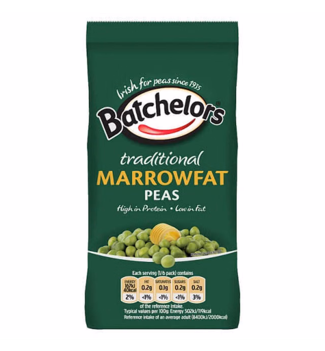 Batcherlors Traditional Marrowfat Peas (2 x 200g pack)