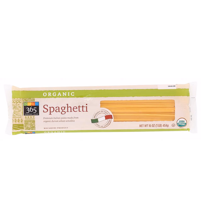 365 Everyday Value, Organic Spaghetti, 16 Ounce