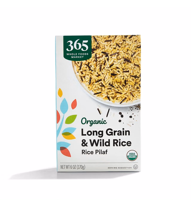 365 by Whole Foods Market, Organic Long Grain & Wild Rice Pilaf, 6 Ounce