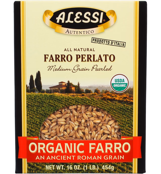 Alessi Organic Farro, 16 Ounce