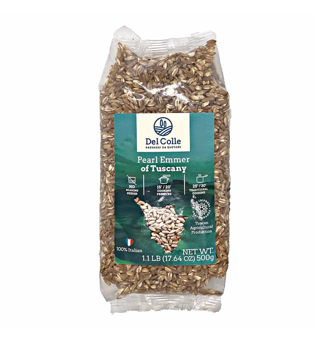 Italian Farro of Tuscany | Pearl Emmer of Tuscany | 1.1lb (500g) - (Pack of 1)