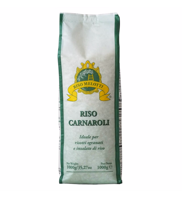 Riso Carnaroli Melotti | Italian Classic Risotto Rice | 2.2lb (1kg) - Pack of 3