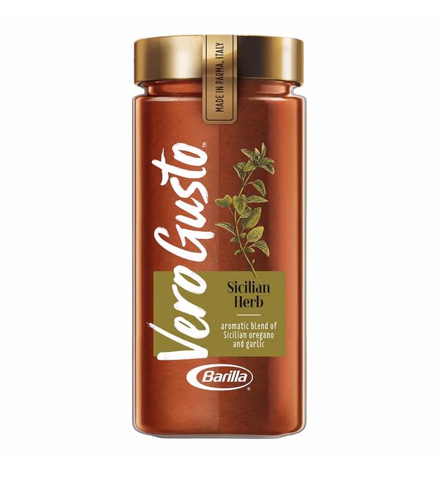 Barilla VERO GUSTO BY BARILLA Sicilian Herb Pasta Sauce, 20 oz Jar, 1.25 pound